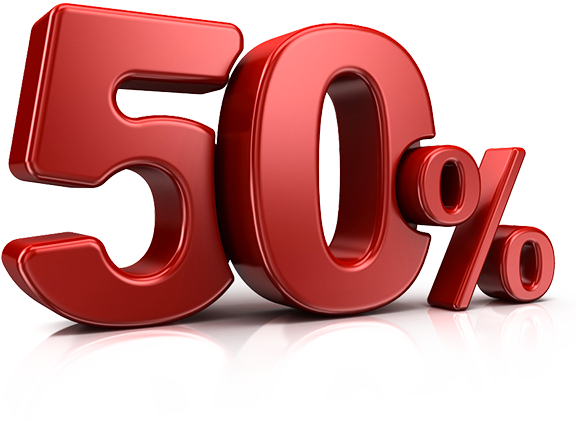 скидка 50%