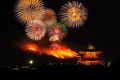 Огненный фестиваль Вакакуса-ямаяки в Наре