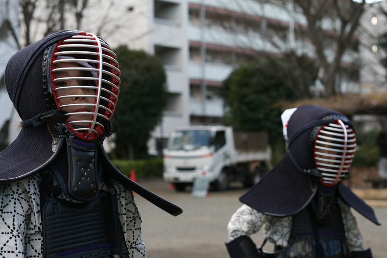 Японские маски. Маска для кэндо